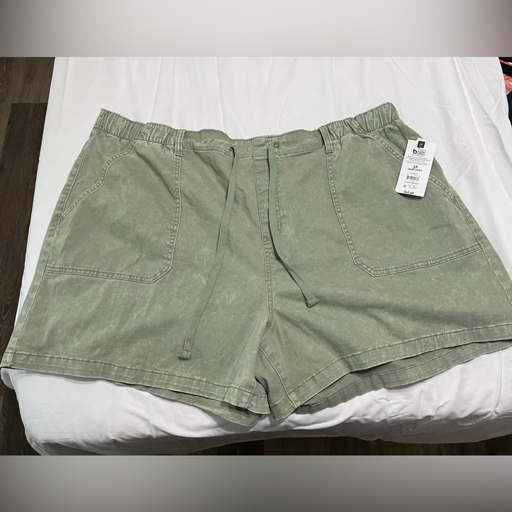 Terra & Sky Olive Women's  Shorts